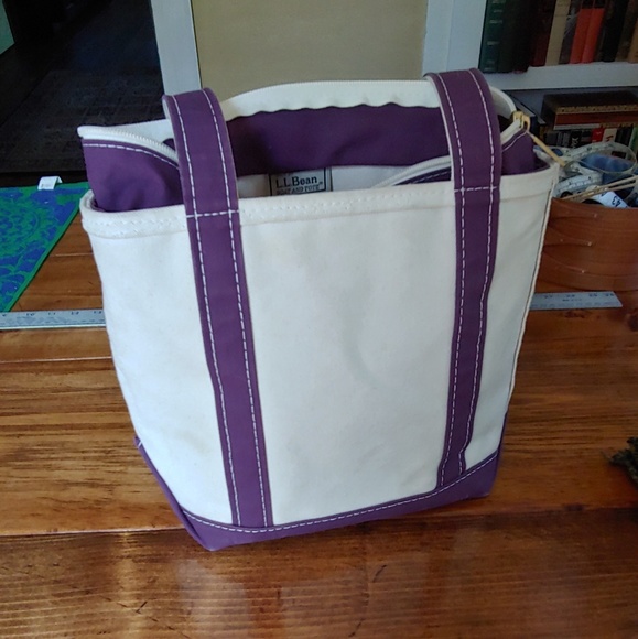 ll bean zip top tote